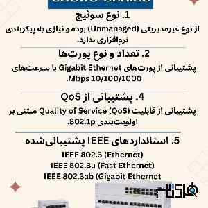 ویژگی‌های سوئیچ‌های سری CBS110 سیسکو: